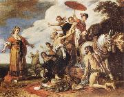 Peter Paul Rubens Odysseus and Nausicaa painting